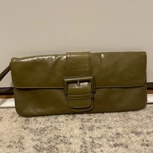 Hobo International Olive Green Wristlet